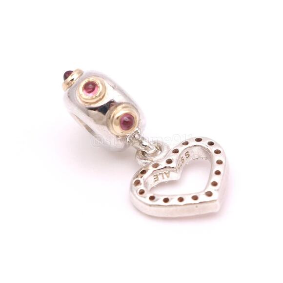 RARE Authentic PANDORA Be My Valentine Dangle - 790590RHL - Picture 8 of 13